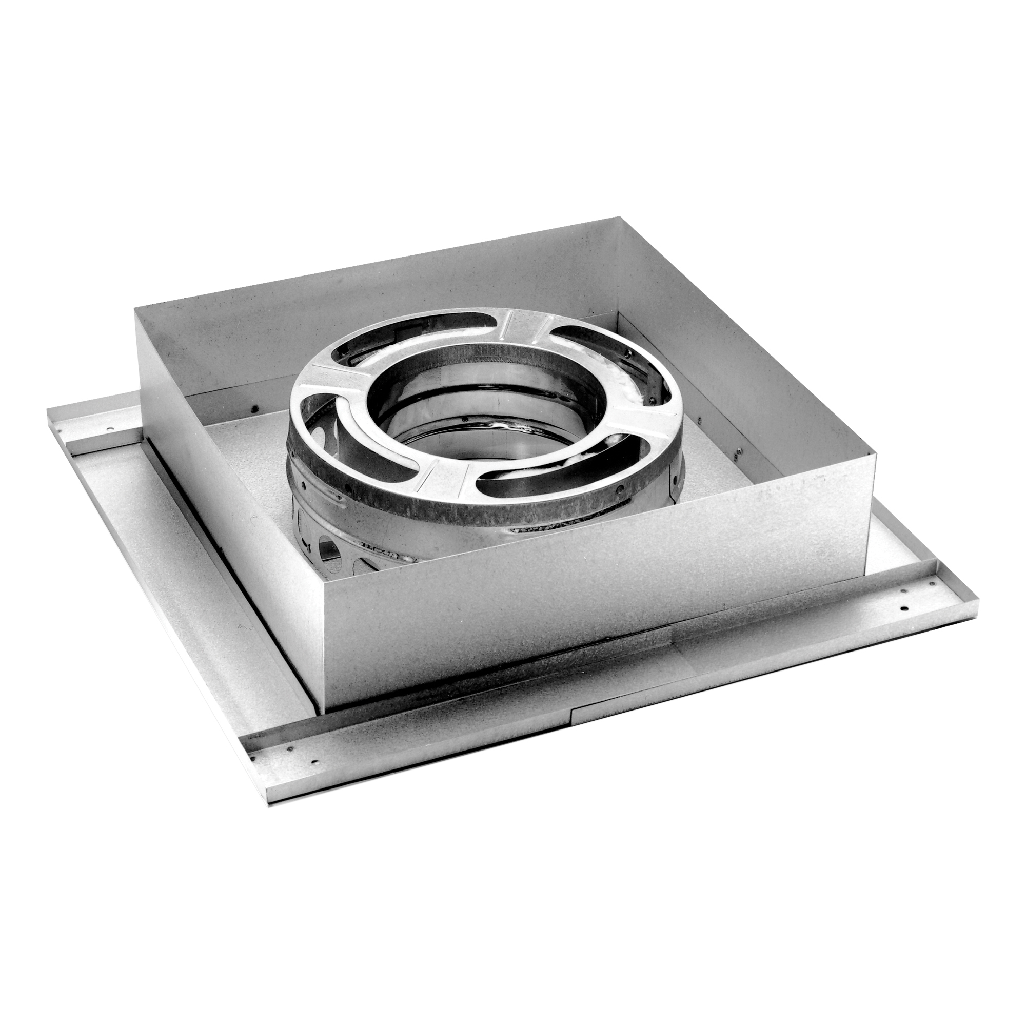 DuraVent, 6in. Diameter Flat Ceiling Support Box, Included (qty.) 1 Material Galvanized Steel, Model# 6DP-FCS